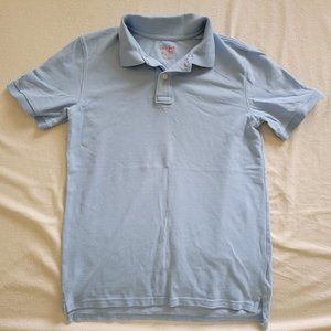 Kid's XL (16) Light Blue Short-Sleeve Polo, Cat & Jack